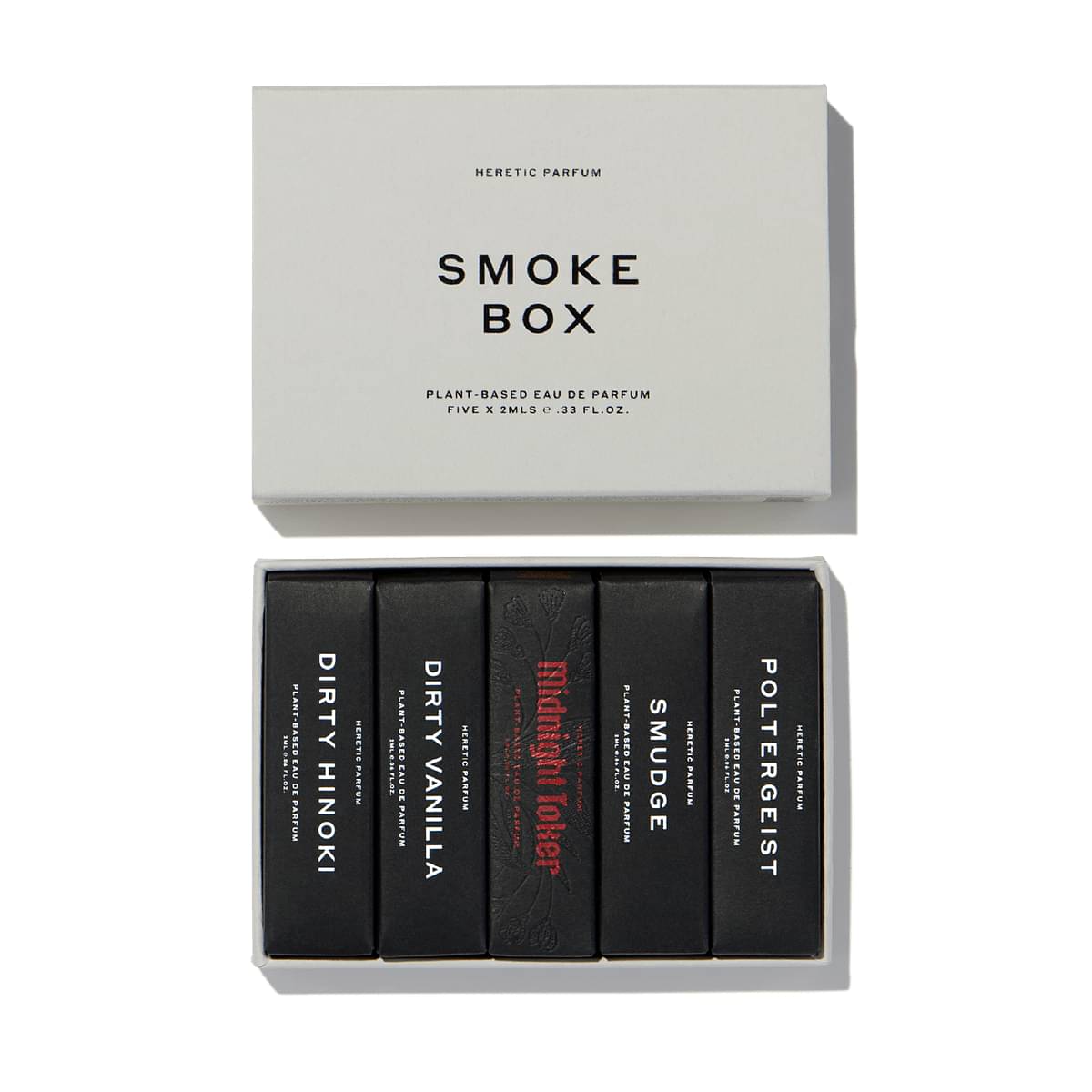 Heretic Parfum Smoke Box Discovery Set for $35.00 | Scentbird