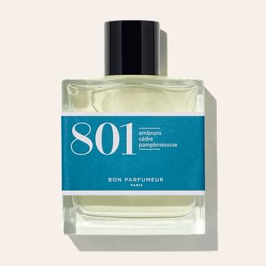 Bon Parfumeur 801 Sea spray, cedar, grapefruit
