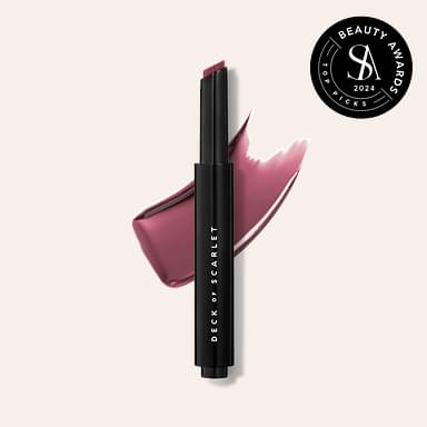 DECK OF SCARLET THREEWAY SOLID LIP OIL, MAUVE MINX