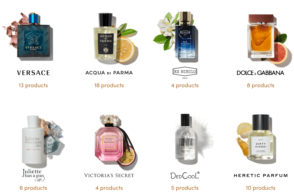 Fragrance bottles