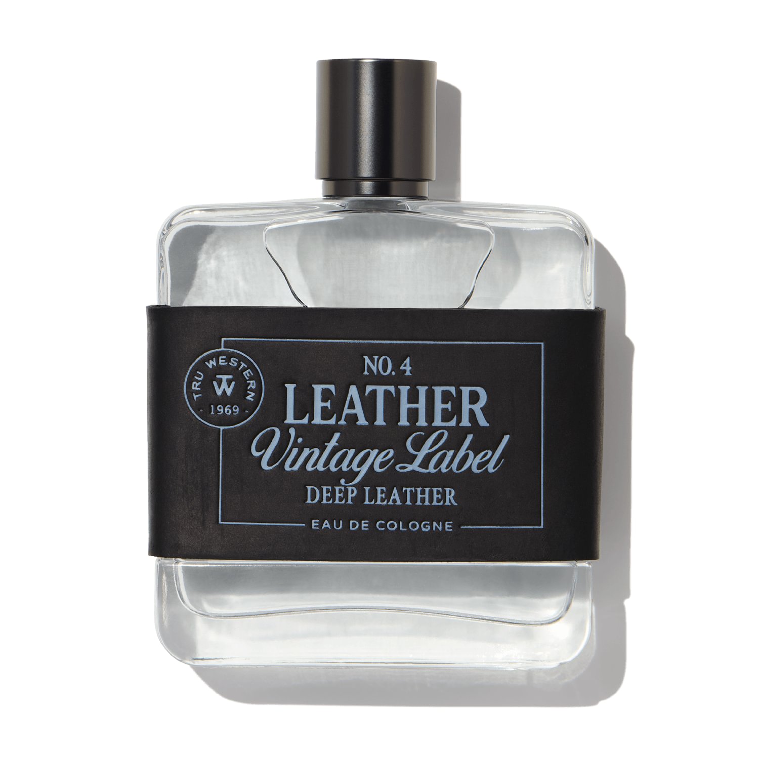 No. 4 Leather Vintage Label Deep Leather