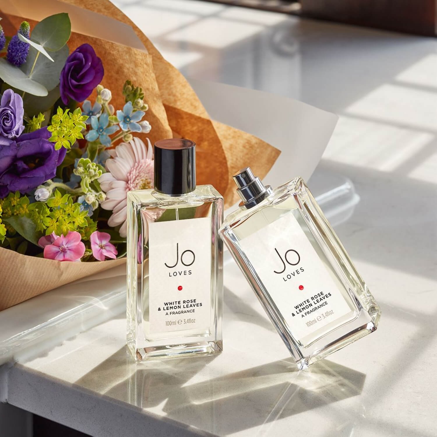 Jo Loves White Rose & Lemon Leaves outlets 50ml