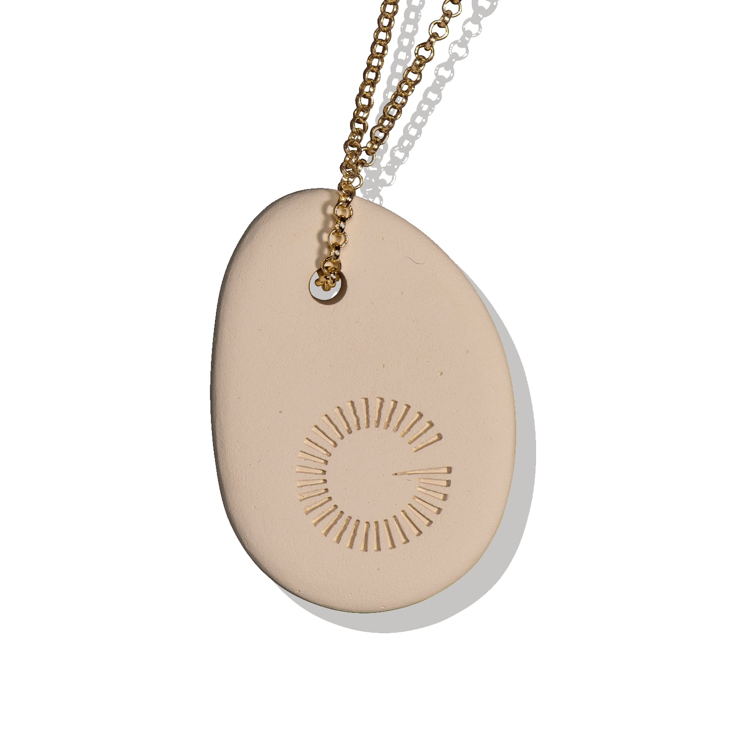 Pebble Necklace - Gold Chain