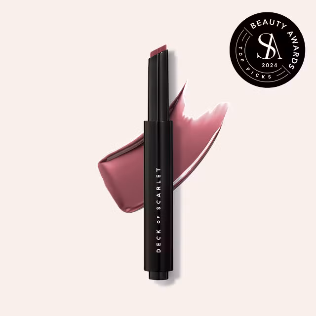 DECK OF SCARLET THREEWAY SOLID LIP OIL, MAUVE MINX