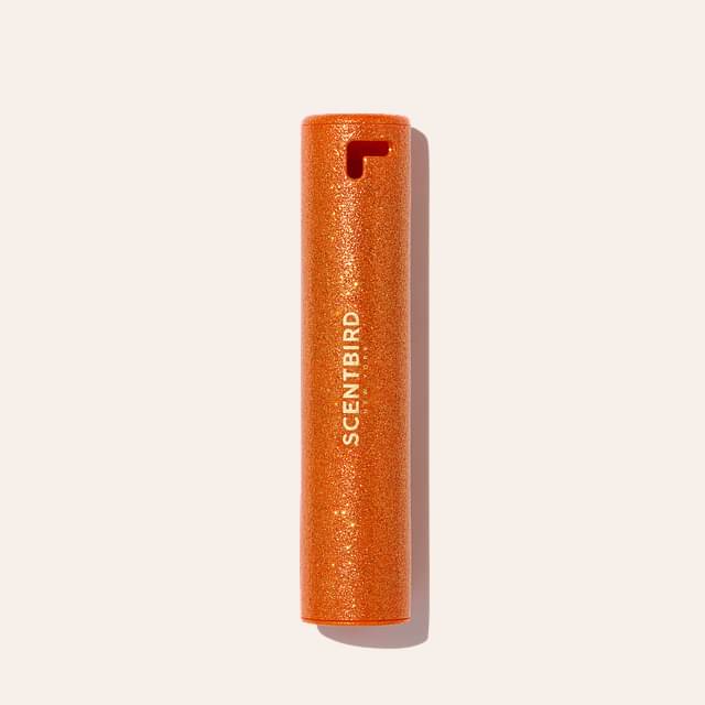 Scentbird Orange Glitter Fragrance Case