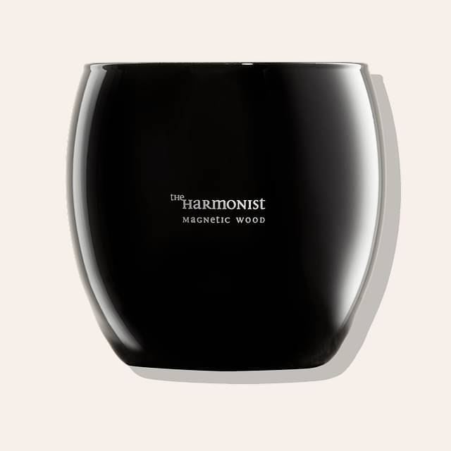 The Harmonist Magnetic Wood Black Candle