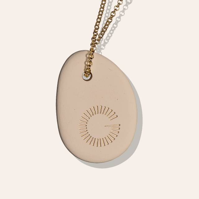 Veronique Gabai Pebble Necklace - Gold Chain