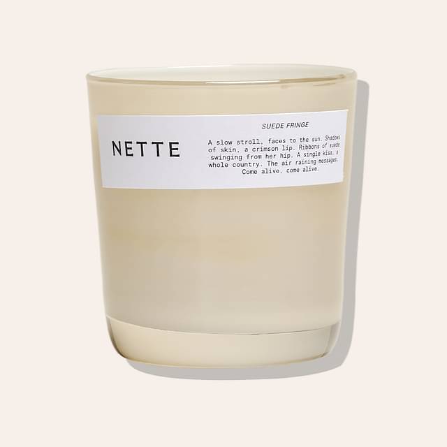 Nette Suede Fringe Candle