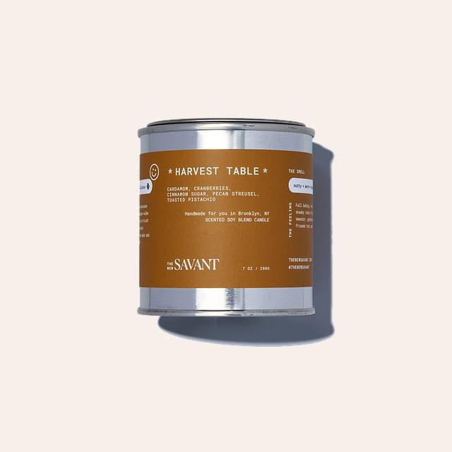 The New Savant Harvest Table Candle