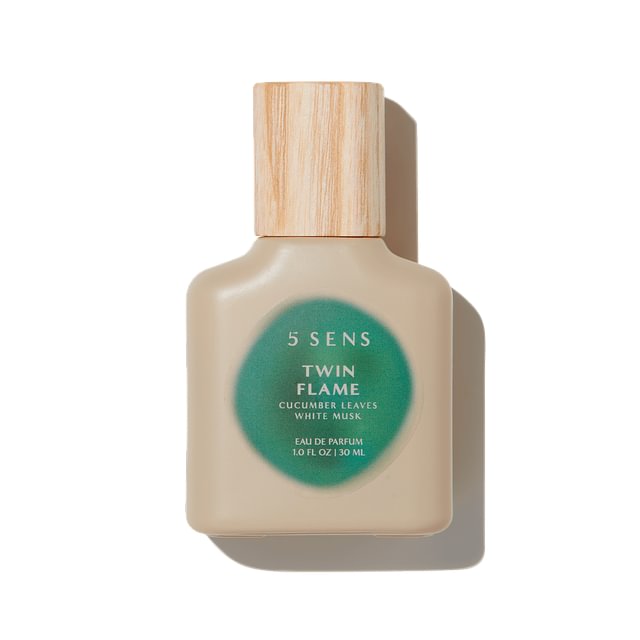 bottle of twin flame, a 5 sens perfume